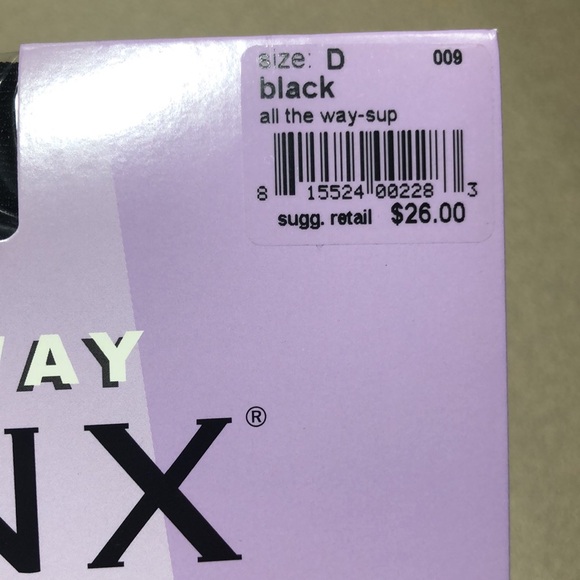 New Spanx Black Full Length Hose Size D - Picture 2 of 4